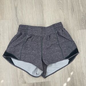 Lululemon hotty hot running  Heather Gray Athletic Shorts